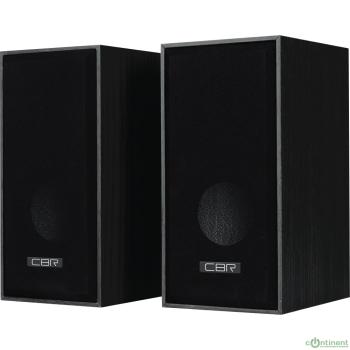 CBR CMS 700, Акустическая система 2.0, питание USB, 2х3 Вт (6 Вт RMS), материал корпуса MDF, 3.5 мм линейный стереовход, цвет чёрный