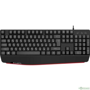 Defender Клавиатура Atom HB-546 RU,черный,104+FN,1.8м