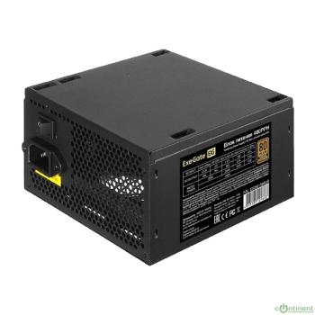 Exegate EX292159RUS-OEM Блок питания 400W ExeGate 80 PLUS® Bronze 400PPH-OEM (ATX, APFC, КПД 88% (80 PLUS Bronze), 12cm fan, 20+4pin, 4+4pin, 2xPCI-E, 5xSATA, 3xIDE, Box, black)