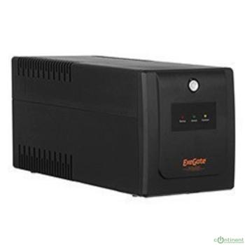 Exegate EP285603RUS ИБП ExeGate SpecialPro UNB-600.LED.AVR.EURO <600VA/360W, LED, AVR, 2 евророзетки, Black>