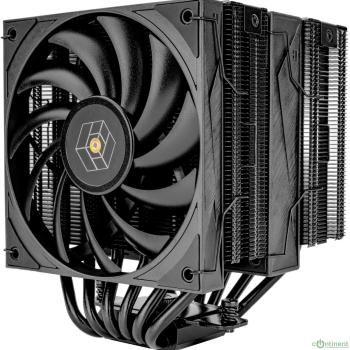 Thermalright Кулер Royal Knight 120 Black LGA115X/1200/1700/1851/2011/2066 (2x120mm PWM Fan, медное основание, 6 тепл. трубок 6мм) / TRRK120B