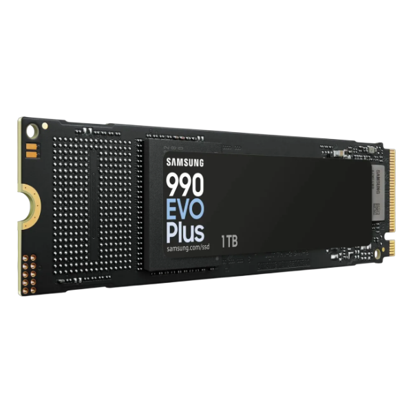 1TB Samsung 990 EVO Plus SSD, M.2, 2280, 1024 ГБ, PCI-E 4.0 x4, PCI-E 5.0 x2, NVMe, 7150 МБ/сек, 6300 МБ/сек, TLC