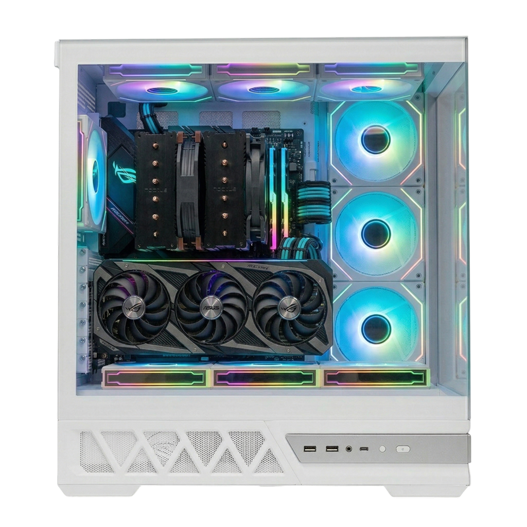 Корпус XASTRA QW500 7ARGB-C10-UC White (QW500-7FM12A-C10-UC-WH)