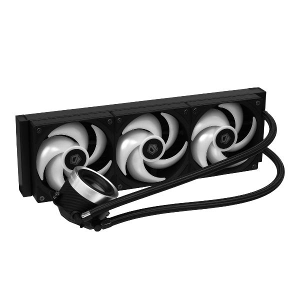 СЖО ID-COOLING FX360 TD BLACK, TDP 350 Вт, ЖК дисплей, 3x120mm