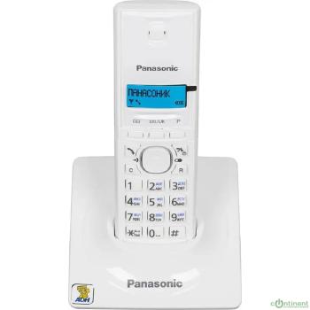 Panasonic KX-TG1711RUW (белый) {АОН, Caller ID,12 мелодий звонка,подсветка дисплея,поиск трубки}