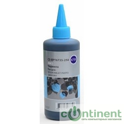 CACTUS Чернила CS-EPT6735-250 светло-голубой 250мл для Epson L800/L810/L850/L1800