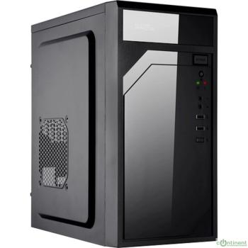 Корпус KingPrice KPCC-MN208 черный без БП mATX 1x80mm 2x120mm 2xUSB2.0 audio