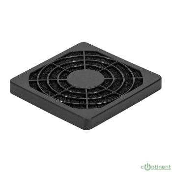 Exegate EX295252RUS Решетка для вентилятора с фильтром 60х60 ExeGate EG-060PSFB (60x60 мм, пластиковая, квадратная, с пылевым фильтром, черная)