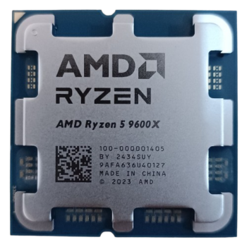 AMD Ryzen 5 9600X, Socket AM5, 6-ядерный, 3900 МГц, Turbo: 5400 МГц