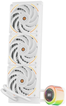 СЖО 1STPLAYER CC 360 White , TDP 300 Вт, ЖК дисплей, ARGB, 3x120mm