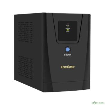 Exegate EP285489RUS ИБП ExeGate SpecialPro UNB-1200.LED.AVR.C13.RJ <1200VA/750W, LED, AVR, 6*IEC-C13, RJ45/11, Black>