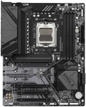Gigabyte B650 EAGLE ATX, сокет AM5, чипсет AMD B650, 4xDDR5, PCI-E 4.0, 3xM.2, сеть: 1 Гбит/с, HDMI, DisplayPort