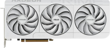 AMD Radeon RX 9070 XT ASUS OC 16GB ( PRIME-RX9070XT-O16G-WHITE) 16 ГБ памяти GDDR6, 256 бит, HDMI, 3xDisplayPort, длина 312 мм