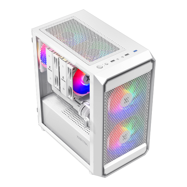 Корпус XASTRA A303M 3FRGB White (A303M-2FC14F-1FC12F-D-WH)
