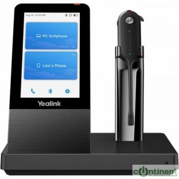 Гарнитура беспроводная Yealink WH67 UC черный (306578)