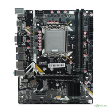 CBR H610M { Chipset H610, Socket 1700, 2*DDR4, mATX, VGA+HDMI, 1*PCIEx16,2*PCIEx1,1*M.2(PCIe NVMe Gen3 x4 ), 3*SATA3, 2*USB2.0 + 2*USB3.0, LAN 1Gb}