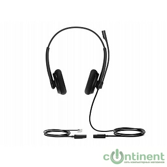 Гарнитура проводная YEALINK YHS34 Lite Dual черный