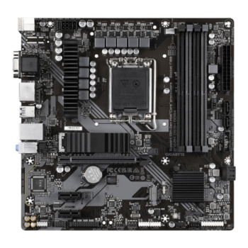 Gigabyte B760M DS3H DDR4 mATX, сокет LGA 1700, чипсет Intel B760, 4xDDR4, PCI-E 4.0, 2xM.2, сеть: 2.5 Гбит/с, HDMI, 2xDisplayPort