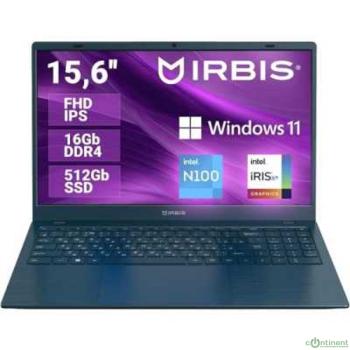 IRBIS Breeze [15NBC1015] Dark Blue 15.6"{FHD CPU: N100/16GB/512GB SSD/WPro}