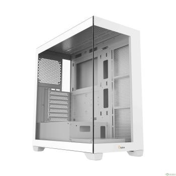 Case Ocypus Gamma C72 WH  ATX / win / white / no PSU / Tempered Glass