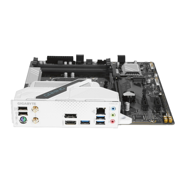 Gigabyte B760M GAMING PLUS WIFI DDR4 mATX, сокет LGA 1700, чипсет Intel B760, 4xDDR4, PCI-E 4.0, 2xM.2, Type-C,сеть: 1 Гбит/с, Wi-Fi, Bluetooth, HDMI, DisplayPort