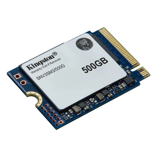 500GB Kingston NV3 SSD, M.2, 2230, 500 ГБ, PCI-E 4.0 x4, NVMe, 5000 МБ/сек, 3000 МБ/сек