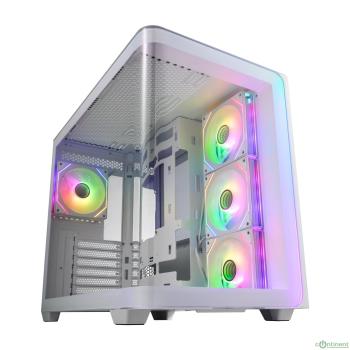 FSP Корпус ATX Minitower M580-WA, White