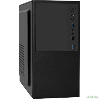 Exegate EX297994RUS Корпус Minitower BAA-308U2 (mATX, без БП, 1*USB+2*USB3.0, HD Audio, черный)
