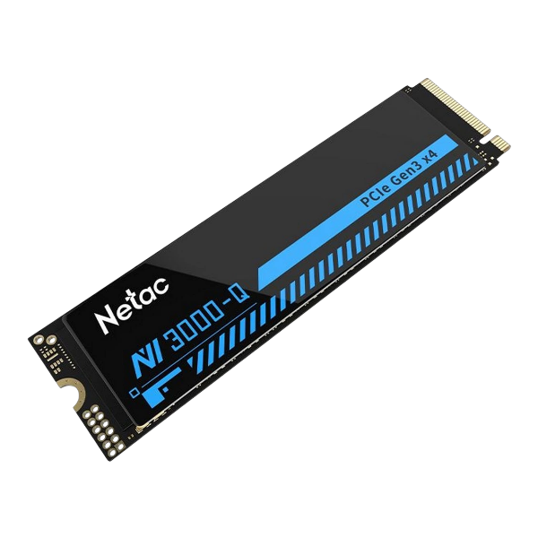 512GB Netac NV3000-Q SSD, M.2, 2280, 512 ГБ, PCI-E 3.0 x4, NVMe, 3000 МБ/сек, 1200 МБ/сек, QLC