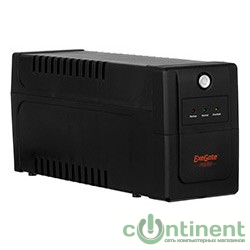 Exegate EP285542RUS ИБП ExeGate Power Back BNB-650.LED.AVR.C13.RJ.USB <650VA/360W, LED, AVR,4*IEC-C13, RJ45/11, USB, Black>