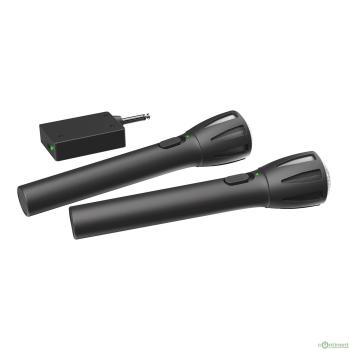 RITMIX RWM-302 black {Част. хар-ка: 50 Гц-15 кГц, сопрот.: 600 Ом, чувств.: -72 дБ,пит. микрофона: 1,5 В, пит. приемника: 1,5 В}