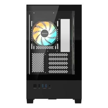 Корпус Gigabyte C201 Panoramic, чёрный, mATX, Mini-Tower