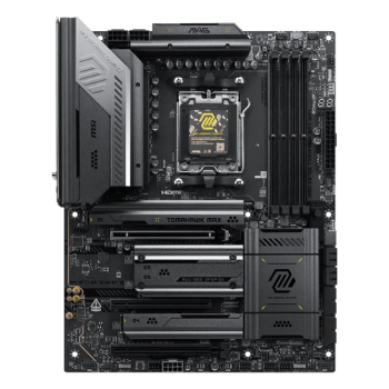 MSI MAG X870E TOMAHAWK MAX WIFI ATX, Socket AM5, чипсет AMD X870E, 4xDDR5, PCI-E 5.0, PCI-E 4.0, 4xM.2, Type-C,сеть: 5 Гбит/с, Wi-Fi, Bluetooth, HDMI