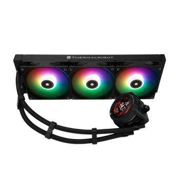 СЖО Thermalright Core Vision 360 Black ARGB, TDP 280 Вт, ЖК дисплей, ARGB, 3x120mm