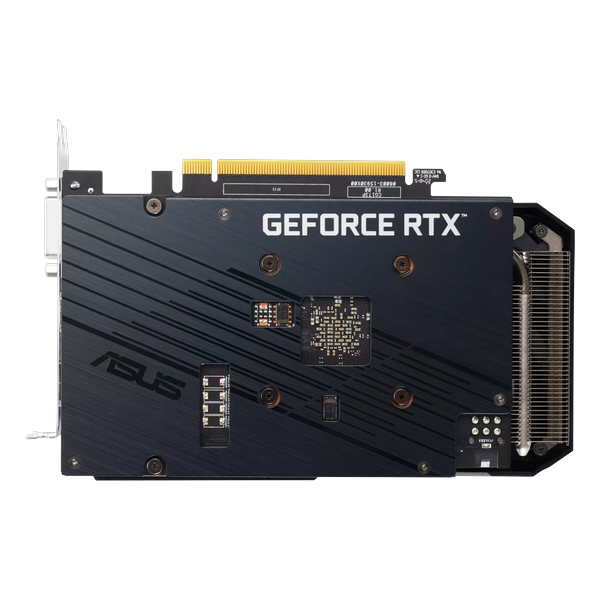NVIDIA GeForce RTX 3050 ASUS 8GB (DUAL-RTX3050-O8G-V2) 8 ГБ памяти GDDR6, 128 бит, DVI, HDMI, DisplayPort, подсветка, длина 200 мм