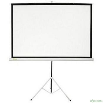 Экран Cactus Triscreen CS-PST-180X180 180х180см 1:1 напольный белый