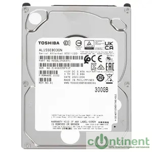 300Gb Toshiba (AL15SEB030N) {SAS 12Gb/s, 10 500 rpm, 128Mb buffer, 2.5"}