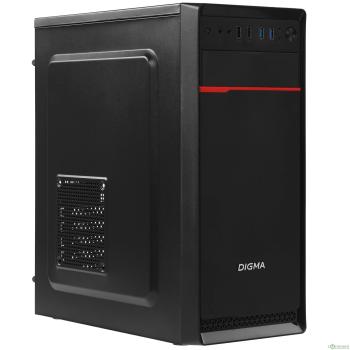 Корпус Digma DCC-MD302 черный без БП ATX 1x80mm 3x120mm 2xUSB2.0 2xUSB3.0 audio