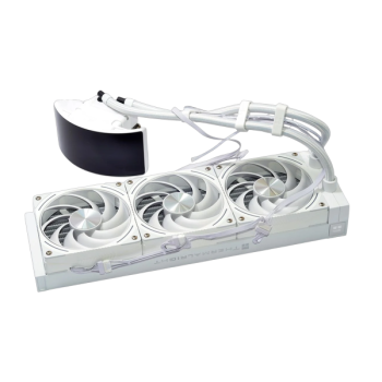 СЖО Thermalright Rainbow Vision 360 Turbo ARGB White, TDP 360 Вт, ЖК дисплей, ARGB, 3x120mm