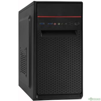 Exegate EX283060RUS Корпус Minitower ExeGate BAA-107U Black, mATX, <без БП>, 1*USB+2*USB3.0, Audio