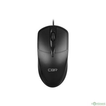 CBR CM 121 Black USB, Мышь офисн., оптич., 1000 dpi, 3 кн., 2.0 м