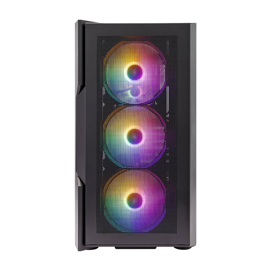 Корпус 1STPLAYER TRILOBITE T7-P Black / ATX / 4x120mm FRGB fans / T7-P-BK-4F1