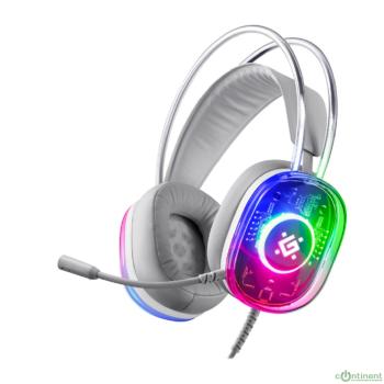 Defender Cyborg белый, 7.1, RGB,  провод 2 м