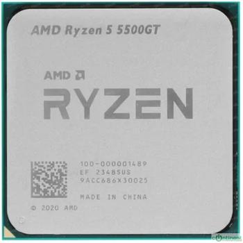 CPU AMD Ryzen 5 5500GT OEM (100-000001489) {Base 3,60GHz, Turbo 4,40GHz, Vega 7, L3 16Mb, TDP 65W,AM4} CPU AMD Ryzen 5 5500GT OEM (100-000001489) {Base 3,60GHz, Turbo 4,40GHz, Vega 7, L3 16Mb, TDP 65W,AM4}