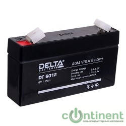 Delta DT 6012 (1,2 А\ч, 6В) свинцово- кислотный аккумулятор