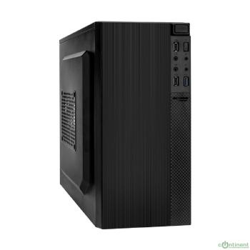 Exegate EX277807RUS Корпус Minitower BAA-104U Black, mATX, <без БП>, 2*USB+1*USB3.0, Audio