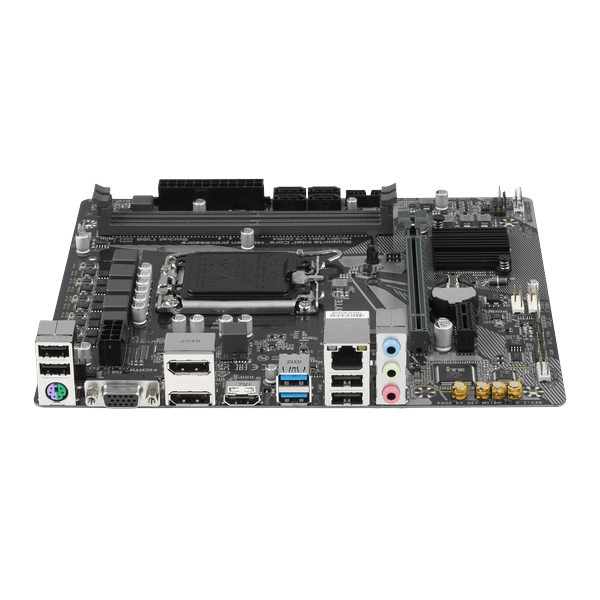 Gigabyte H610M S2H V3 DDR4 mATX, сокет LGA 1700, чипсет Intel H610, 2xDDR4, PCI-E 4.0, M.2, сеть: 1 Гб/с, HDMI, 2xDisplayPort