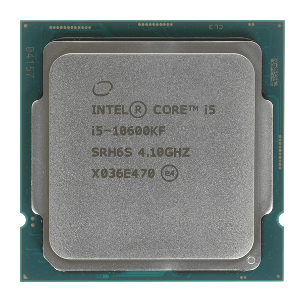 Intel Core i5 - 10600KF, Socket 1200, 6-ядерный, 4100 МГц, Turbo: 4800 МГц