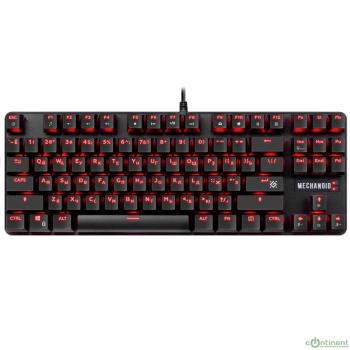 Defender Клавиатура Mechanoid GK-581 RU,черный,87кн,SNK корич {Механическая}
