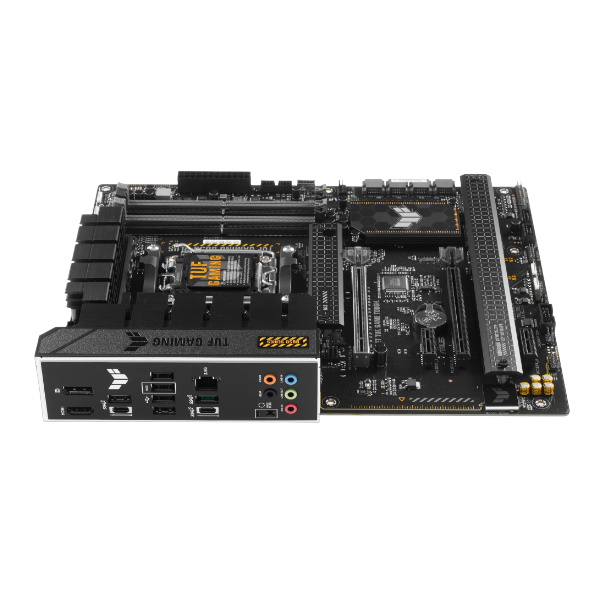 ASUS TUF GAMING B650-PLUS ATX, Socket AM5, чипсет AMD B650, 4xDDR5, 2xPCI-E 4.0, 3xM.2, Type-C,сеть: 2.5 Гбит/с, HDMI, DisplayPort